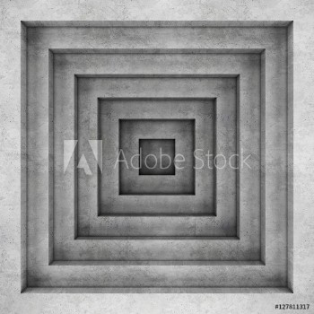 Image de Geometric concrete background 3D rendering